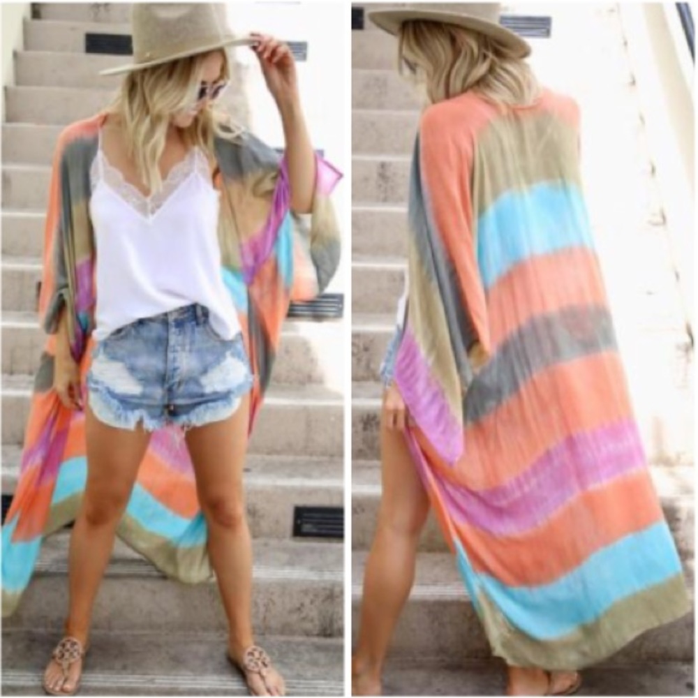 Boho Colorfully Summer Kimono (Restock!!)